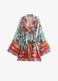 Robe Kimono Imprimé Floral Chic