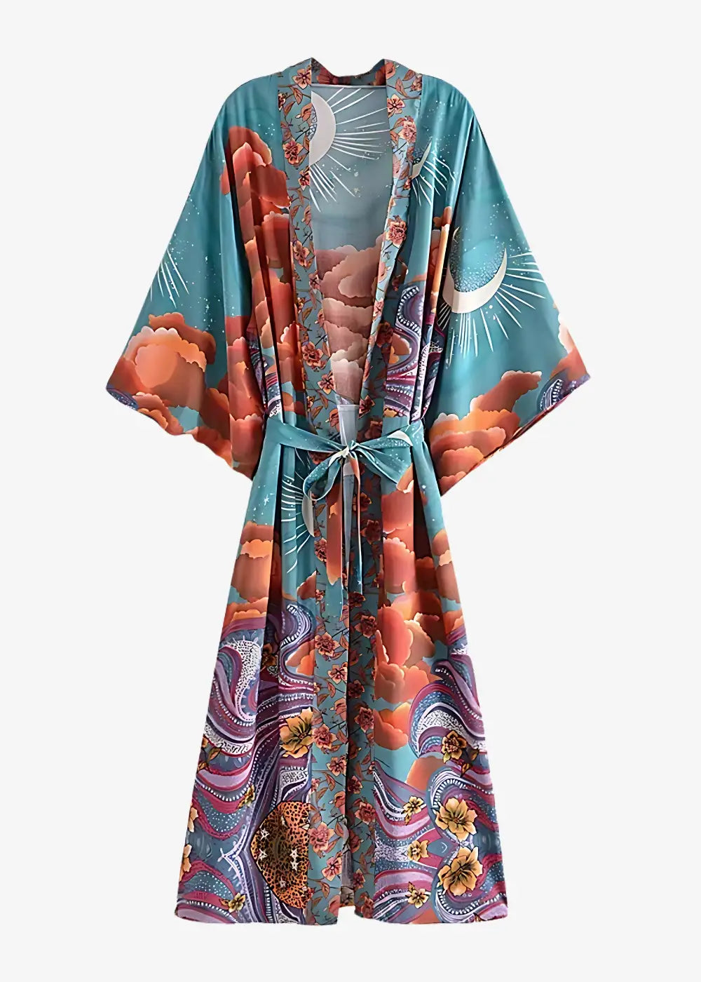 Robe Kimono Lune Céleste