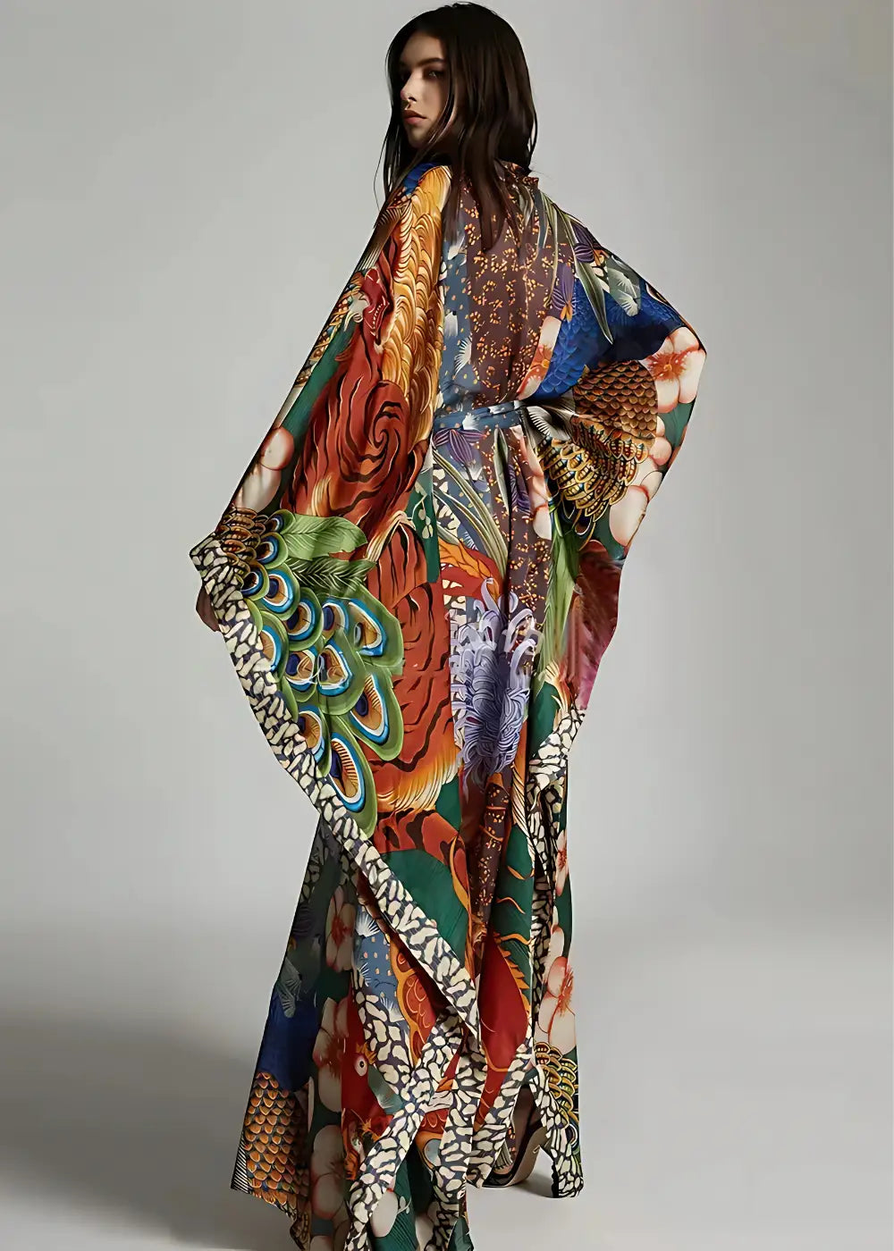 Robe Kimono Vintage Coloré