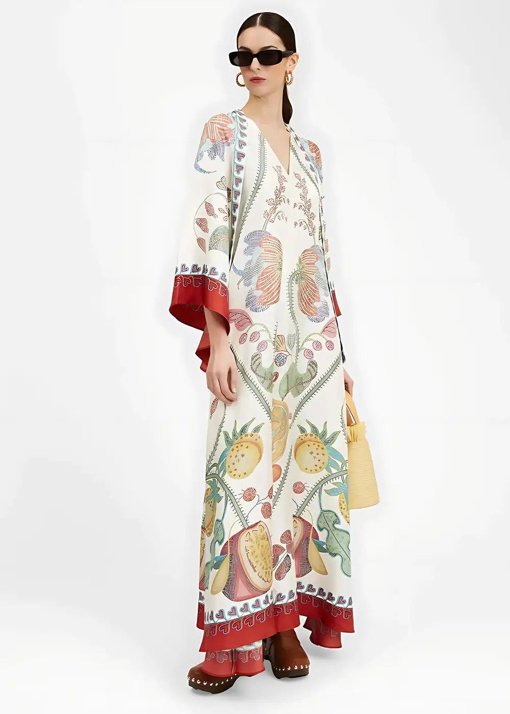 Robe Manche Kimono Femme