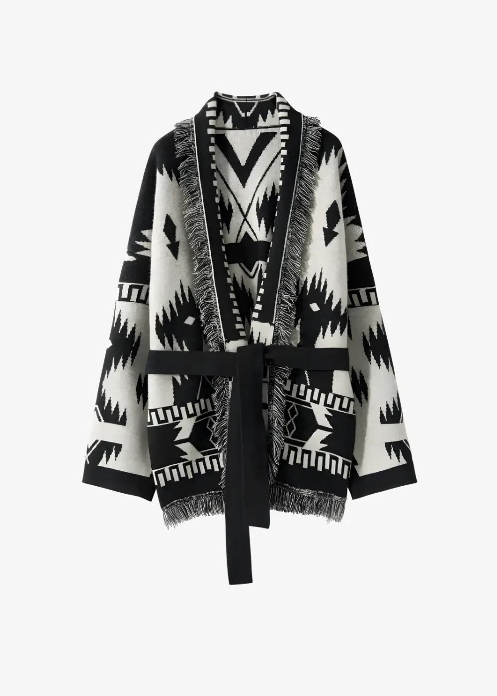 Veste Femme Style Kimono Aztèque