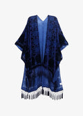 Veste Kimono Bleue Florale