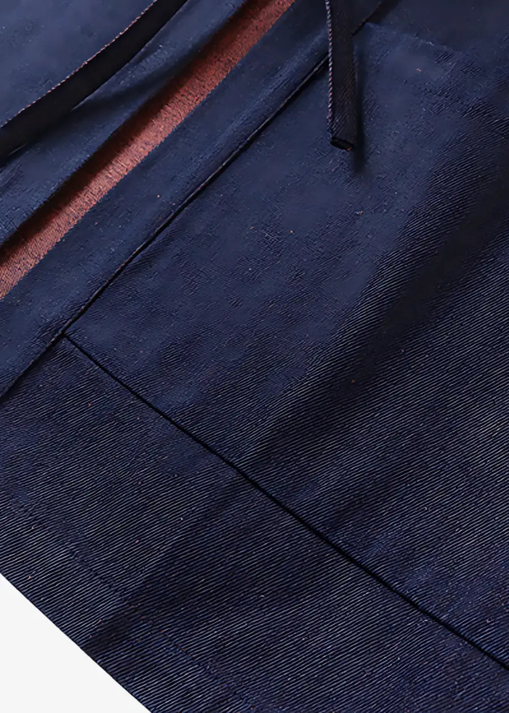 Veste Kimono Denim Homme Violet