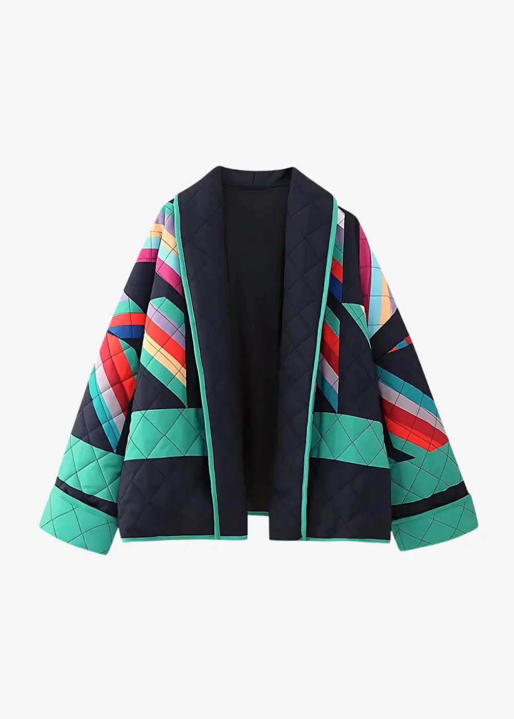Veste Kimono Femme Géométrique