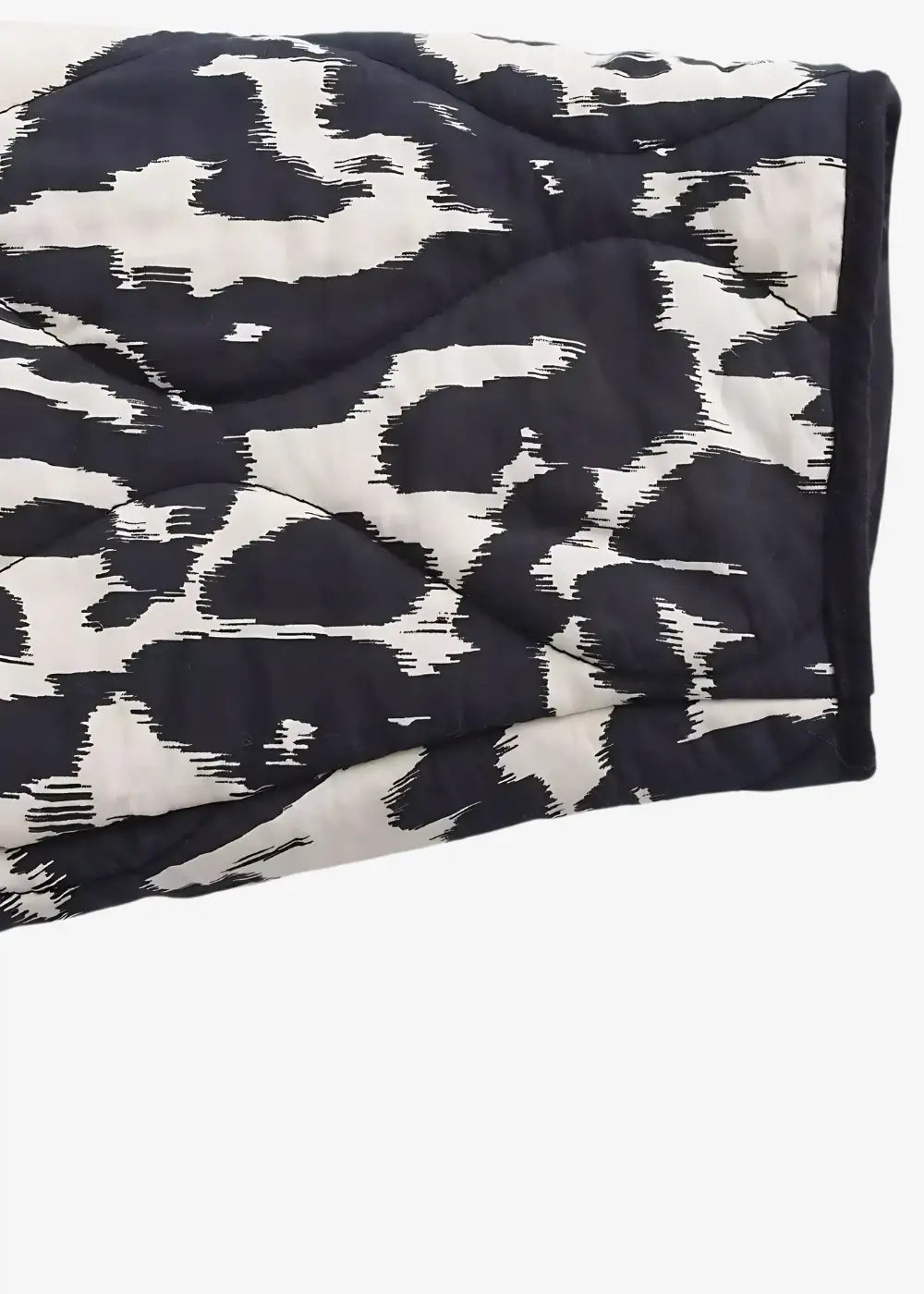 Veste Kimono Femme Noire Et Blanche