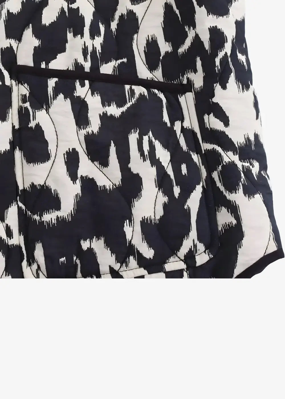 Veste Kimono Femme Noire Et Blanche