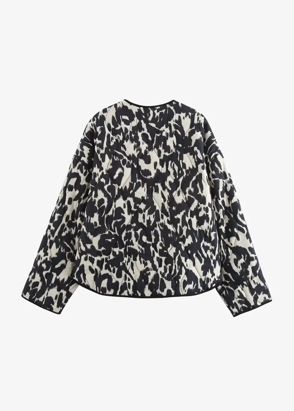 Veste Kimono Femme Noire Et Blanche
