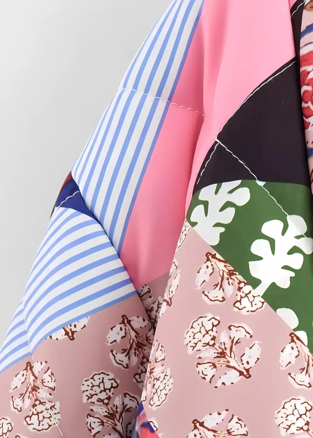 Veste Kimono Femme Patchwork