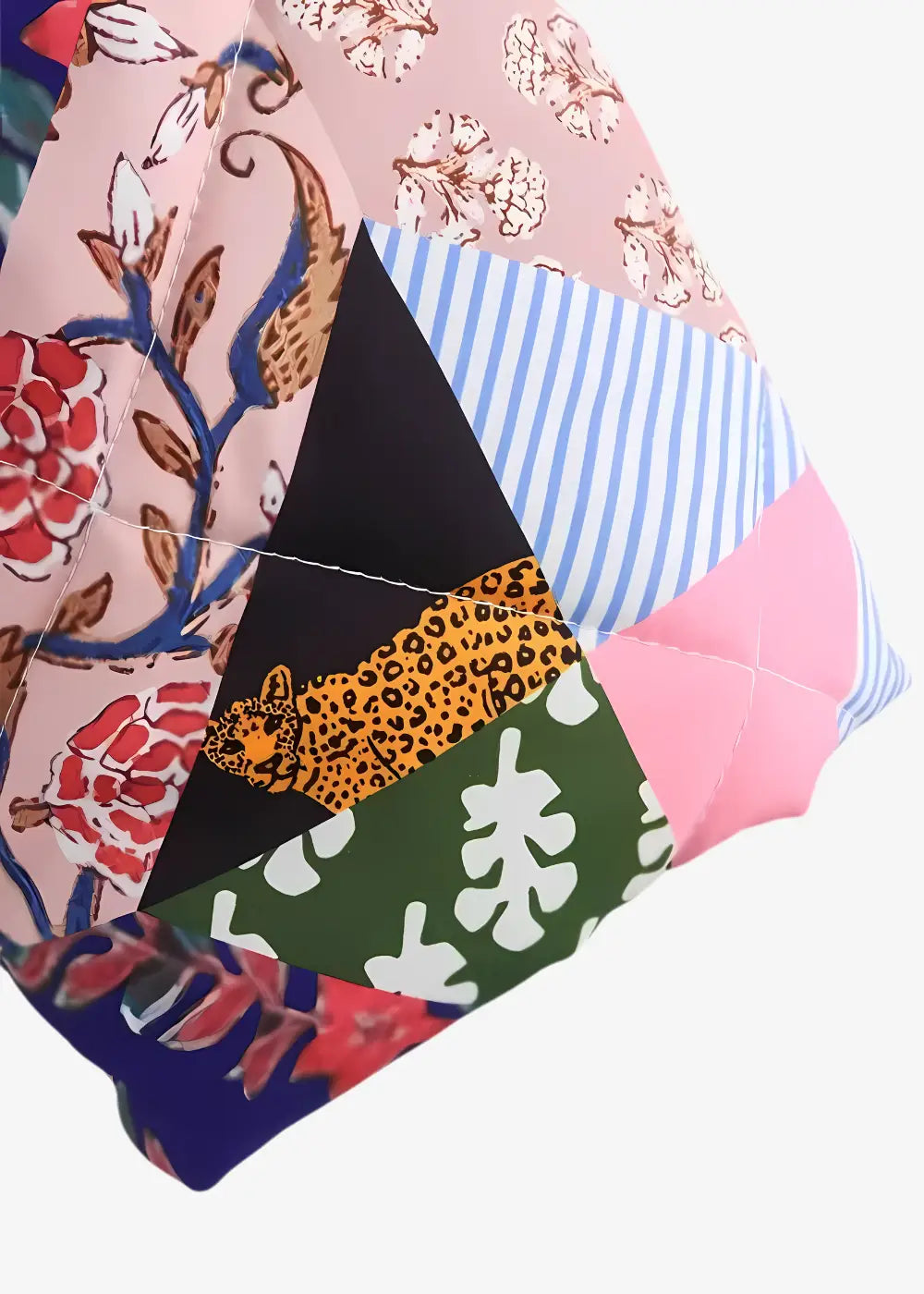 Veste Kimono Femme Patchwork