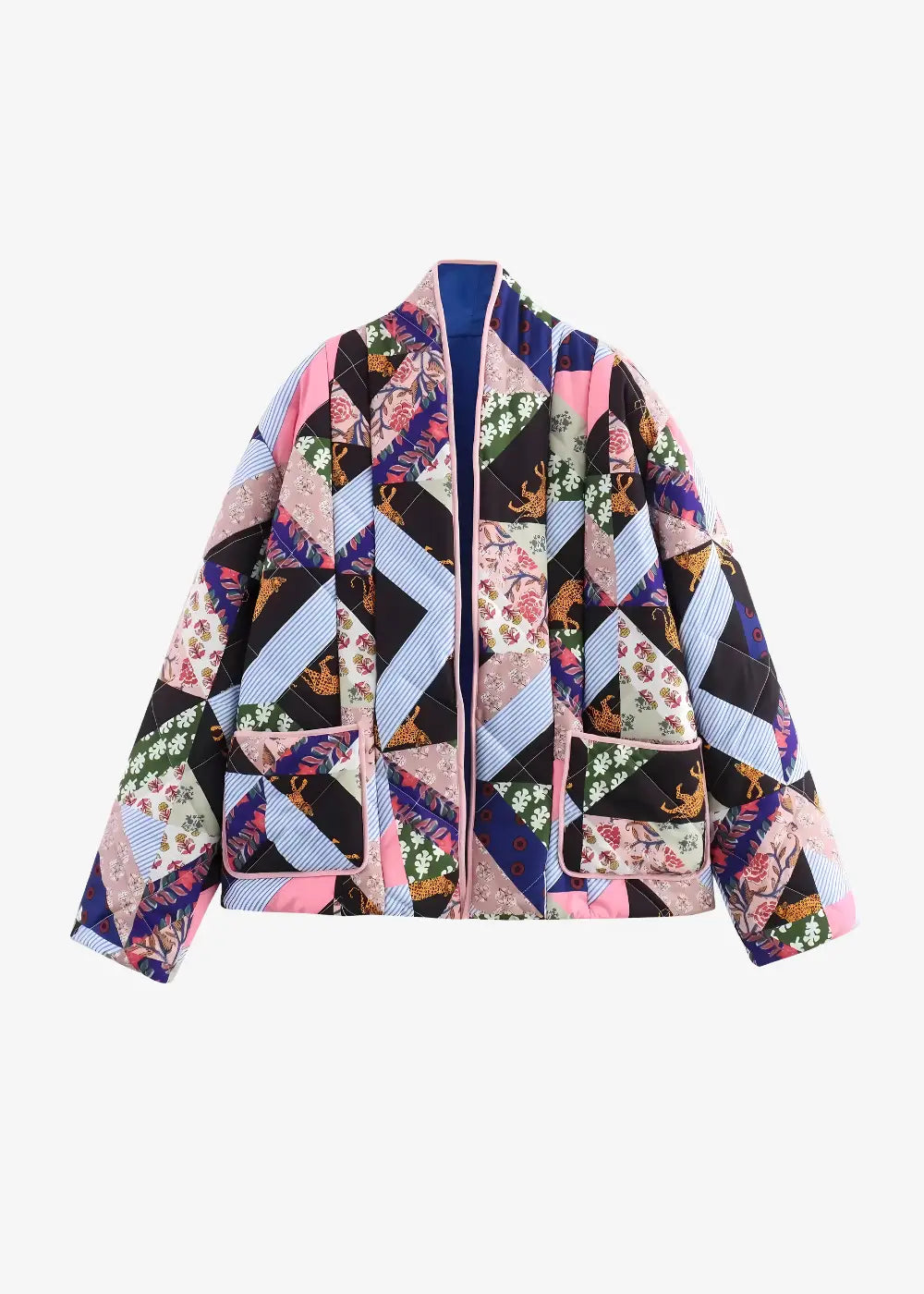 Veste Kimono Femme Patchwork
