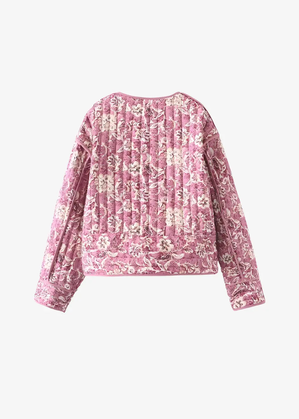 Veste Kimono Fleurs Rose