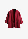 Veste Kimono Homme Rouge