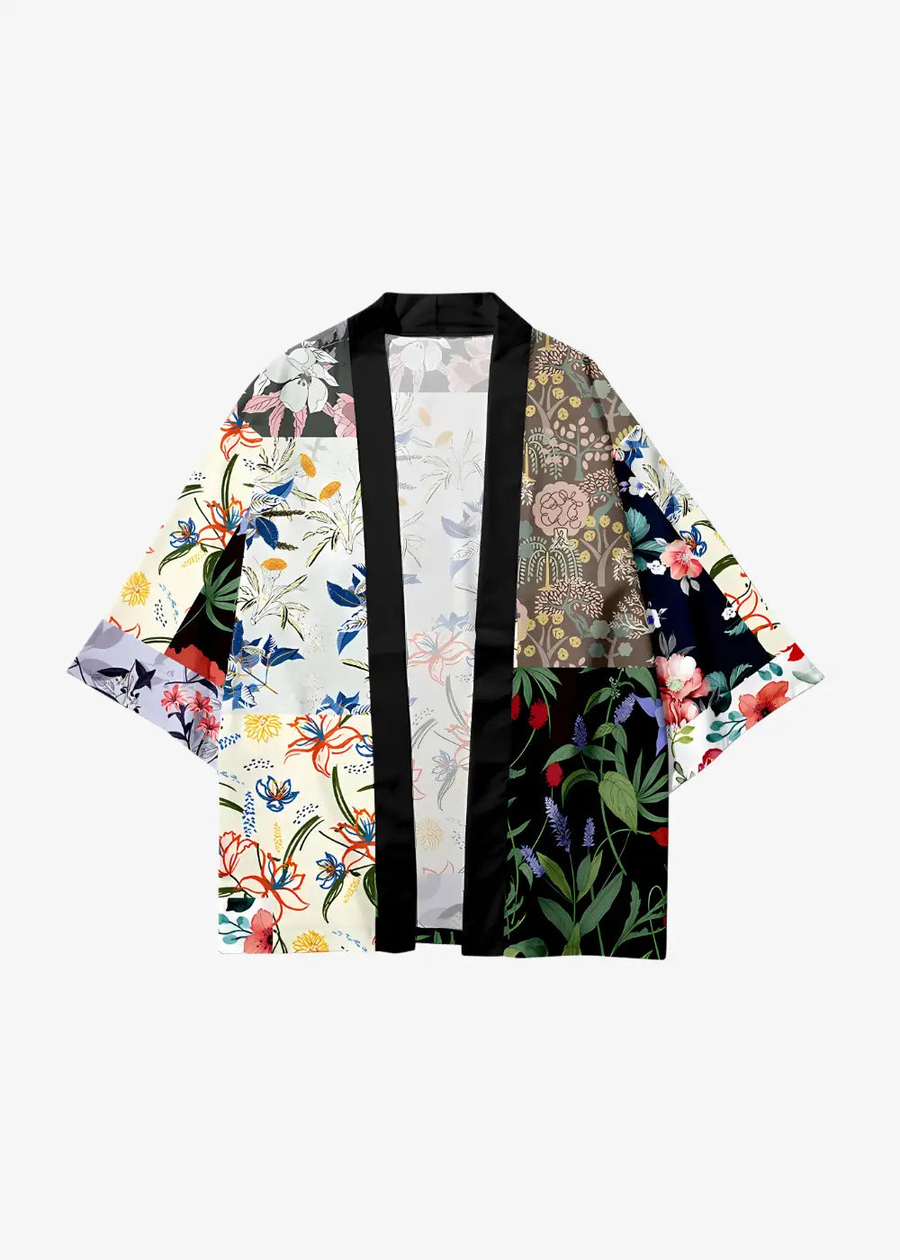 Veste Kimono Imprimée Fleurie