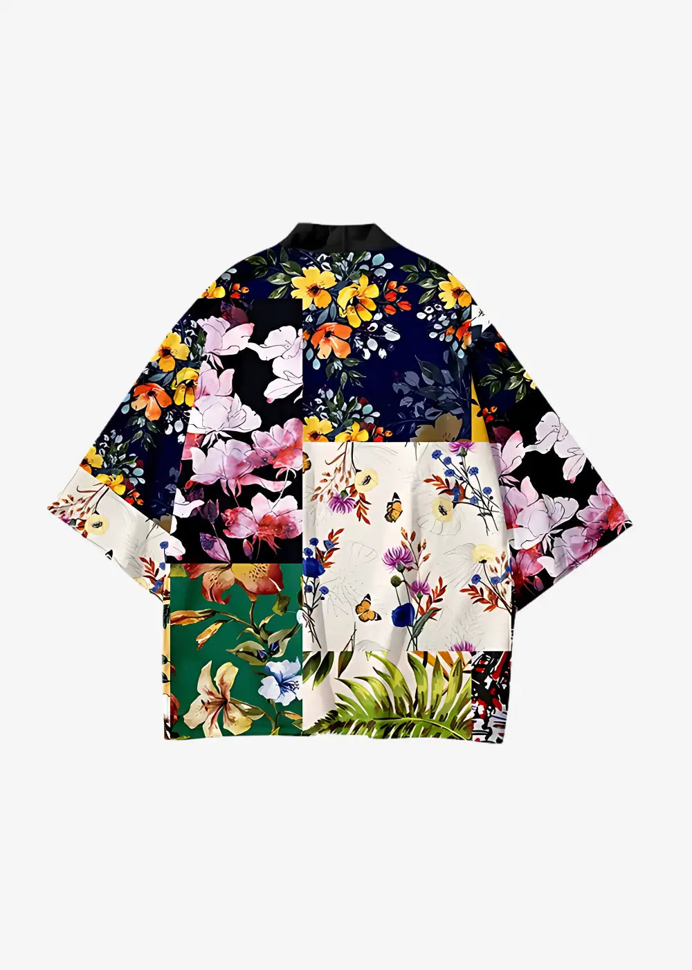 Veste Kimono Imprimée Fleurie