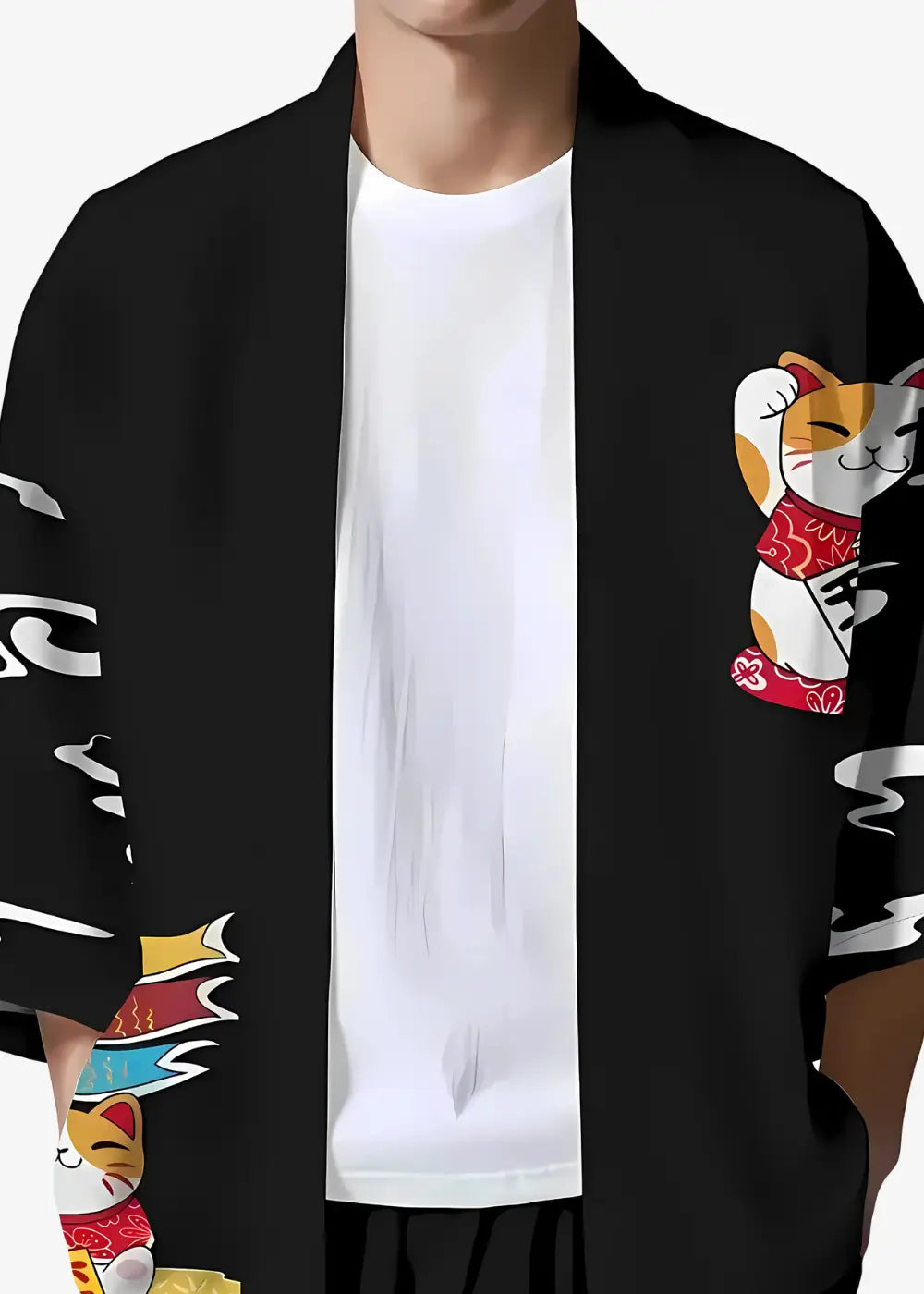 Veste Kimono Maneki Neko