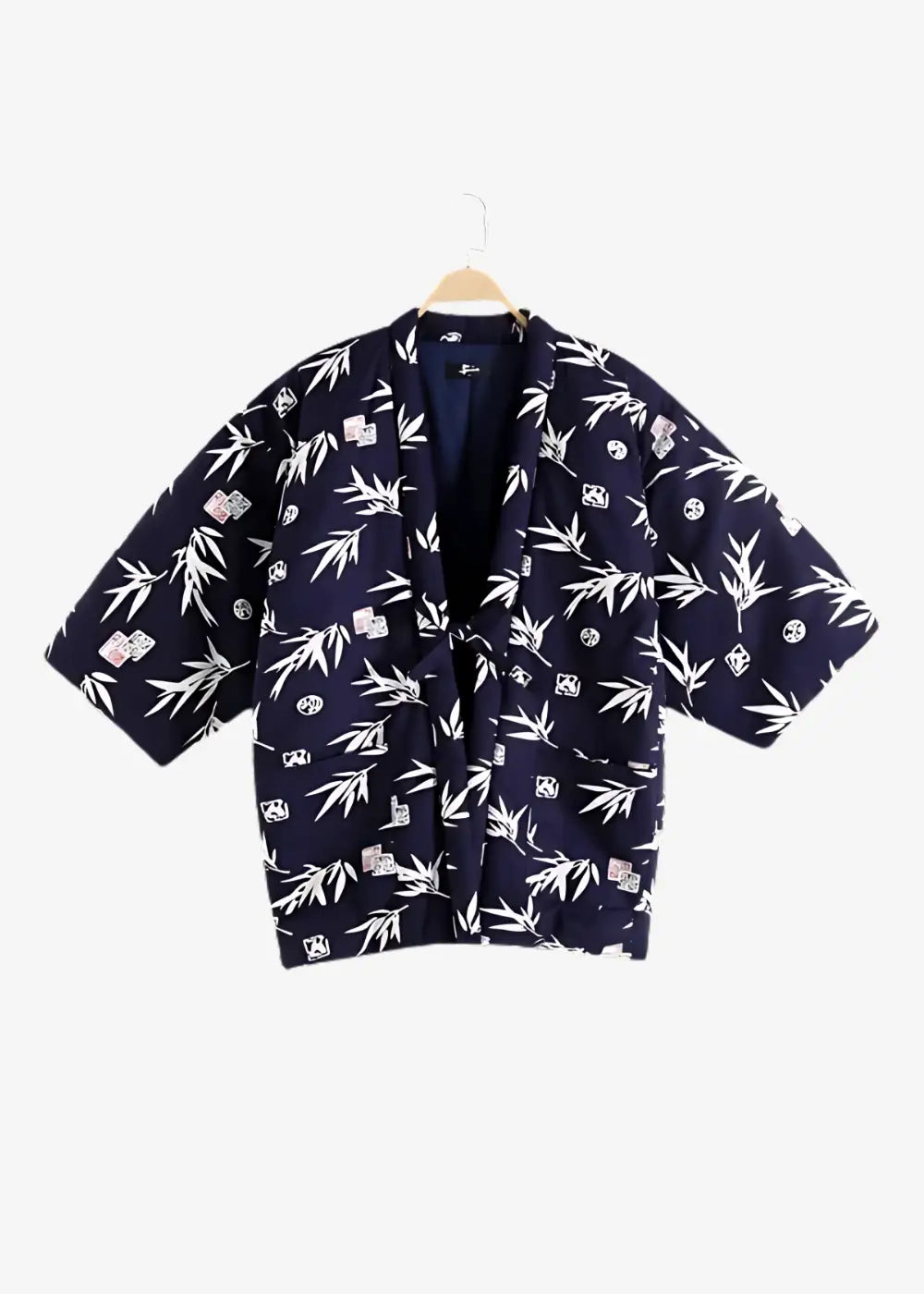 Veste Kimono Matelassée Bleue
