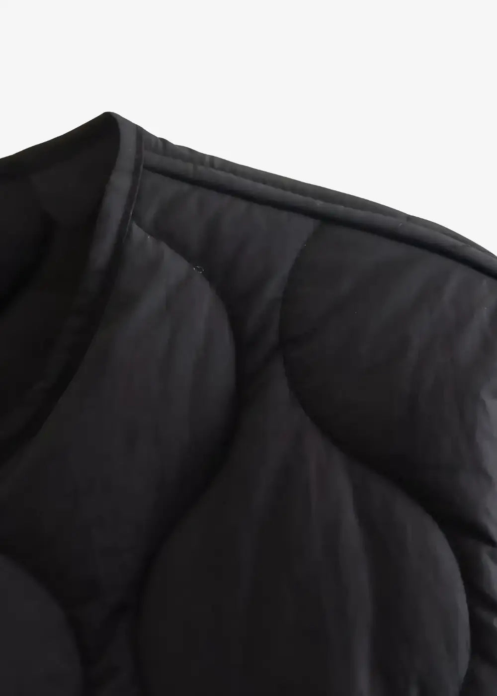 Veste Kimono Matelassée Femme Noire