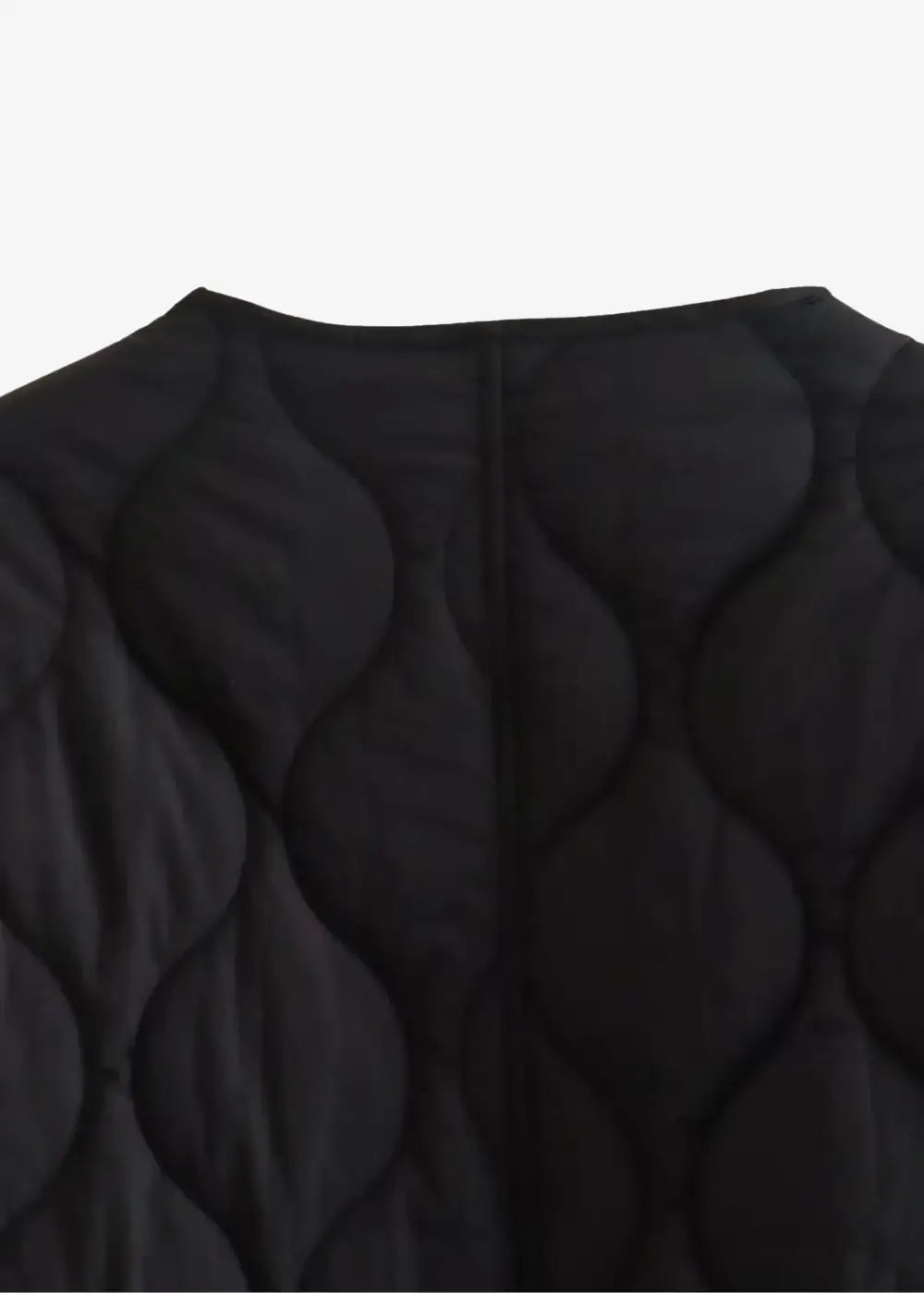 Veste Kimono Matelassée Femme Noire