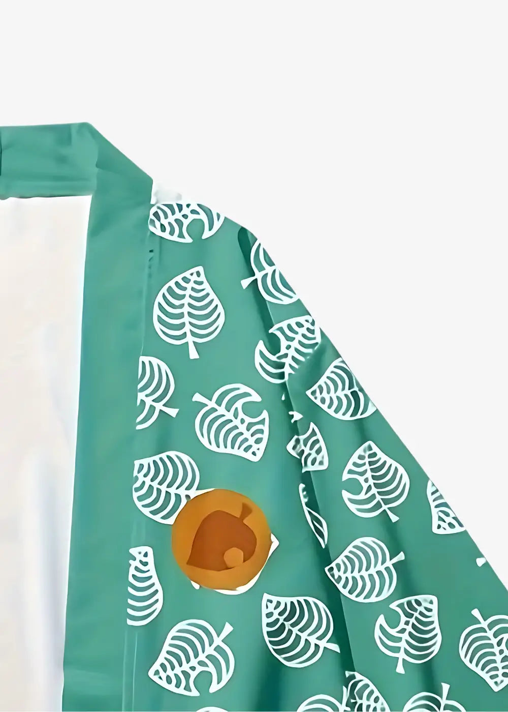 Veste Kimono Motif Feuilles d’été
