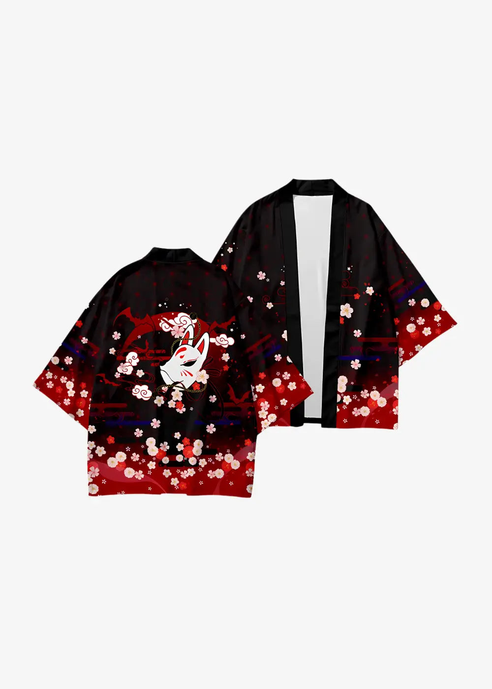 Veste Kimono Motif Renard