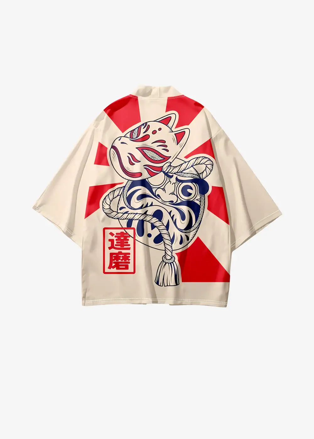 Veste Kimono Motif Renard