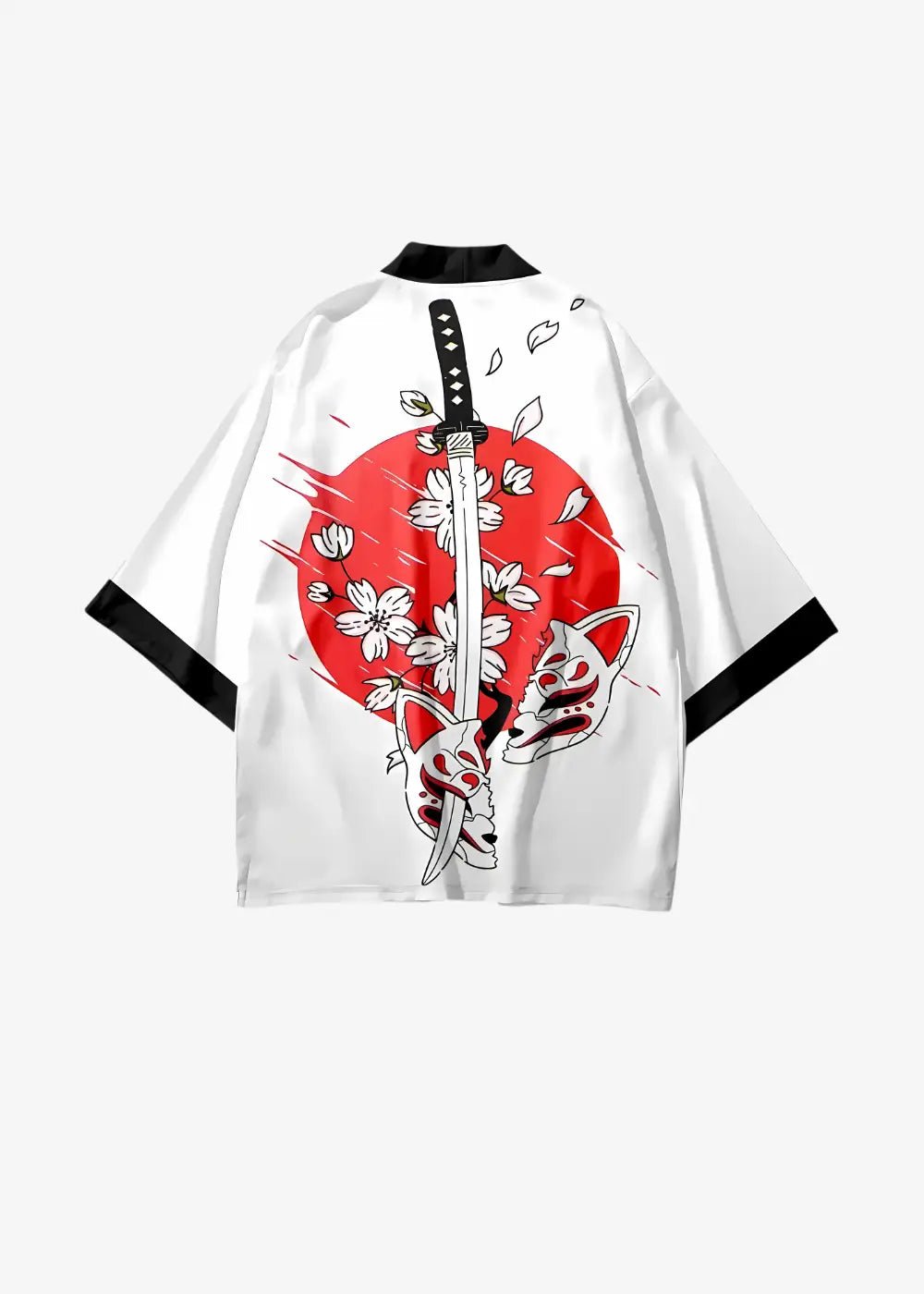 Veste Kimono Motif Renard
