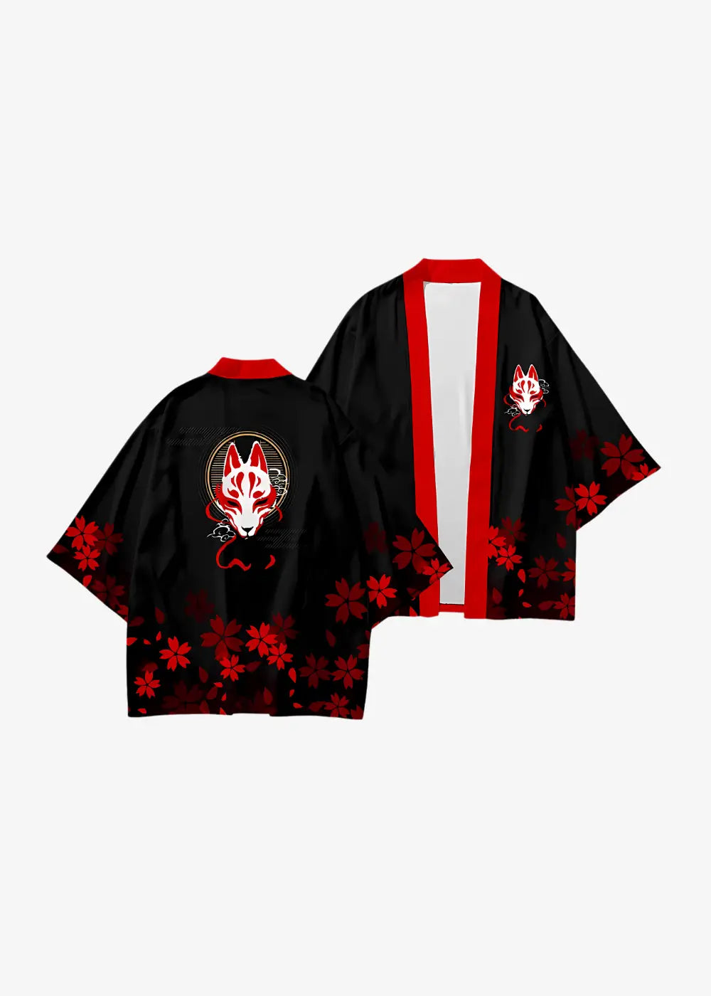 Veste Kimono Motif Renard