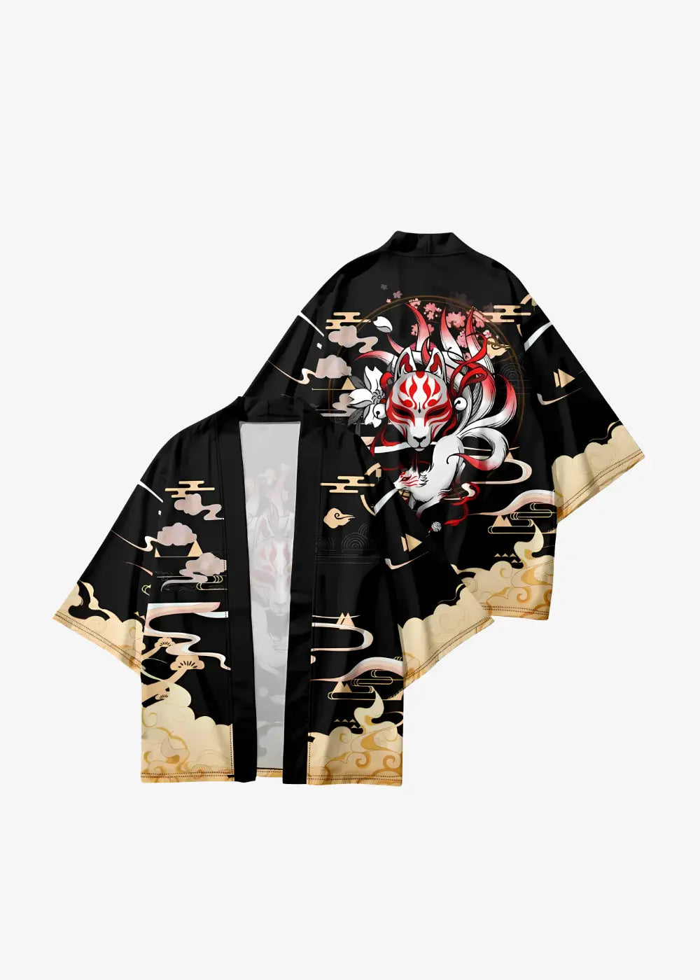 Veste Kimono Motif Renard