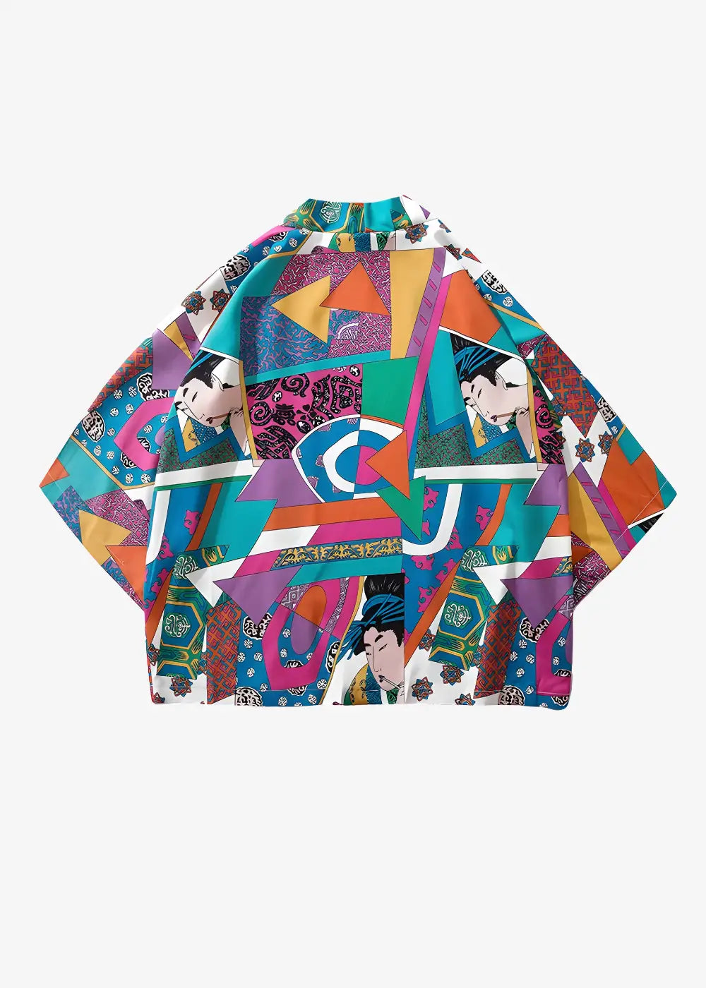 Veste Kimono Patchwork Fluide