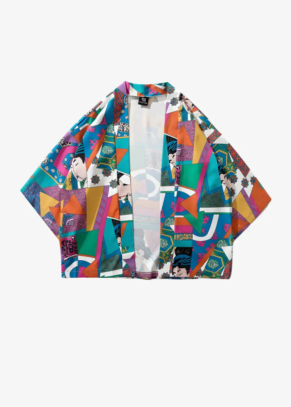 Veste Kimono Patchwork Fluide