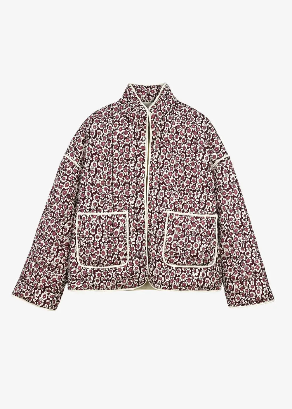 Veste Kimono Quiltée Florale
