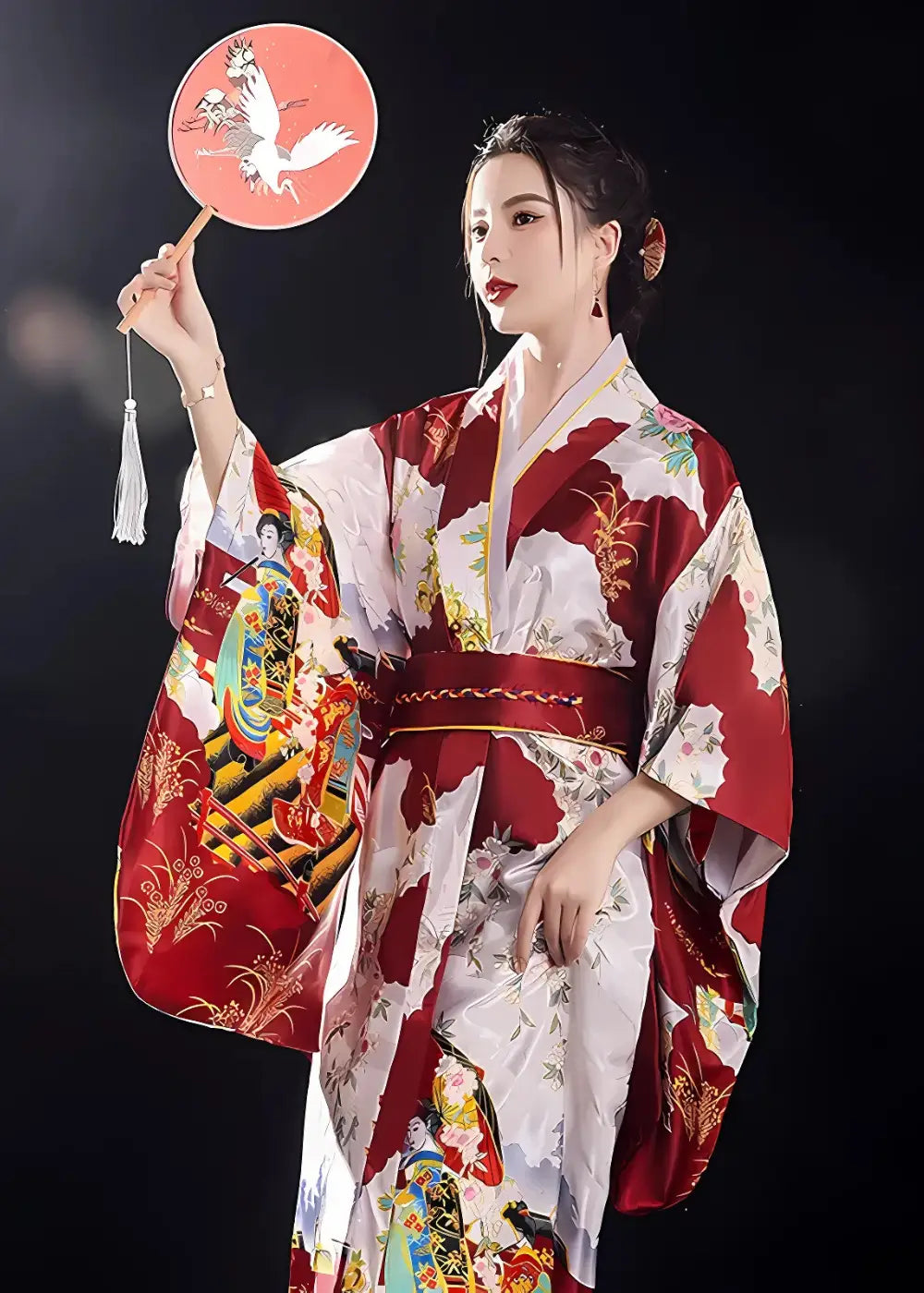 Yukata Kimono Femme Japonais